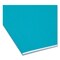 Smead Letter Size 1/5-Cut Tabs Colored Hanging File Folders - Teal (25/Box)